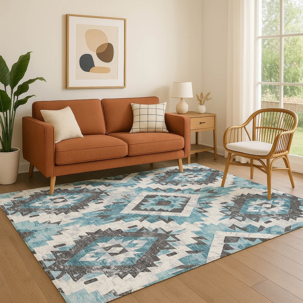 Premium Washable Super Soft Southwest Global Mayfield Rug