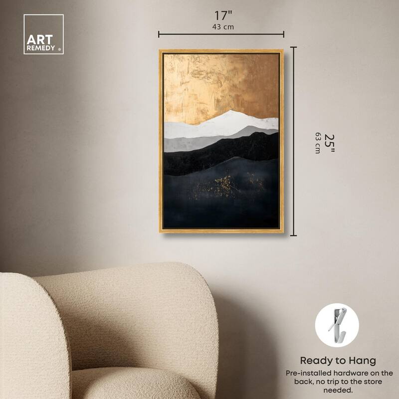 Golden Vista II Canvas by Art Remedy