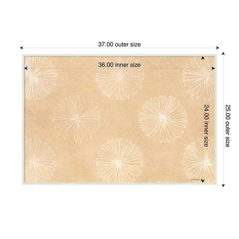 Amanti Art Framed Fabric Pinboard Roundabout I by Kathrine Lovell Printed Bulletin Board - Board Size 36 x 24