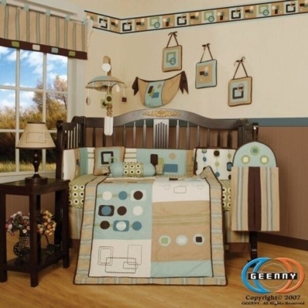 Shop 13Pcs Boy Artist Baby Nursery Crib Bedding Set By ...