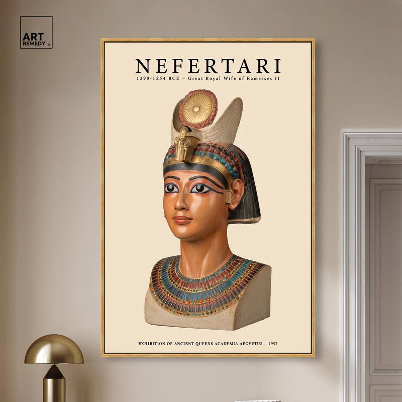Ancient Egyptian Queen Canvas by Art Remedy