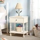 preview thumbnail 3 of 20, Walker Edison Easy Assembly Solid Wood 1-Drawer Nightstand