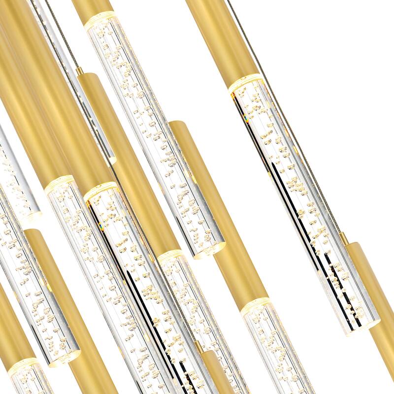 Dragonswatch LED Integrated Chandelier with Satin Gold Finish