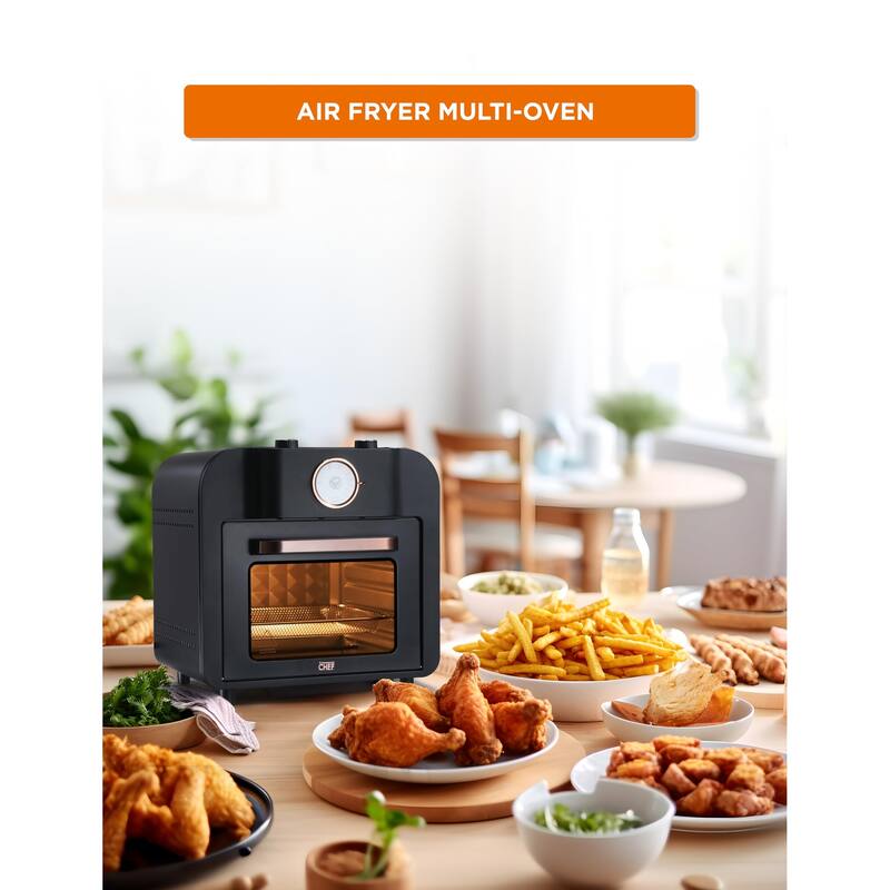 COMMERCIAL CHEF Air Fryer Multi-Oven, 17-QT Multifunctional & Multi Level Air Fryer with