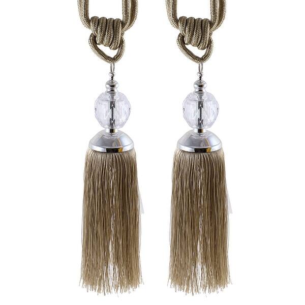 Shop Pair Double Tassels Curtain Tieback Drapery Rope Drape Light