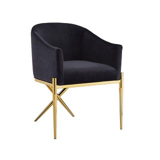 Best Master Furniture Sheryl Velvet Upholstered Dining Chair - Gold