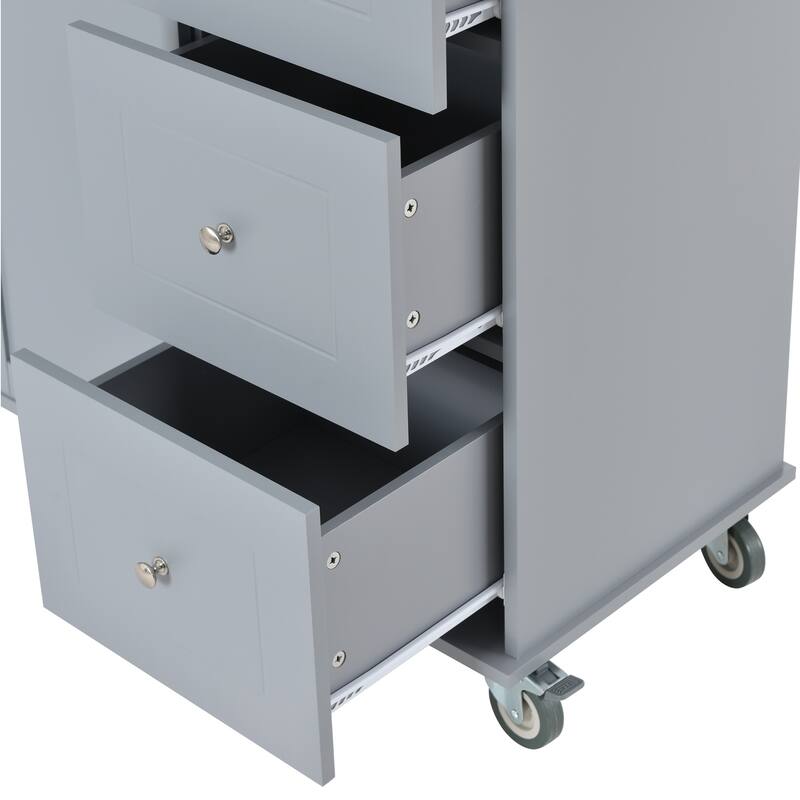 MM Rolling Mobile Kitchen Island