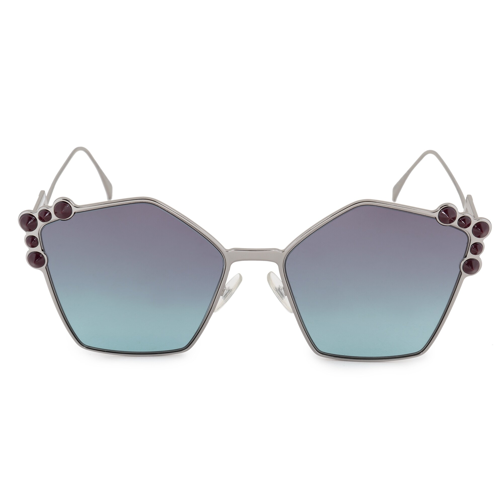 fendi geometric sunglasses