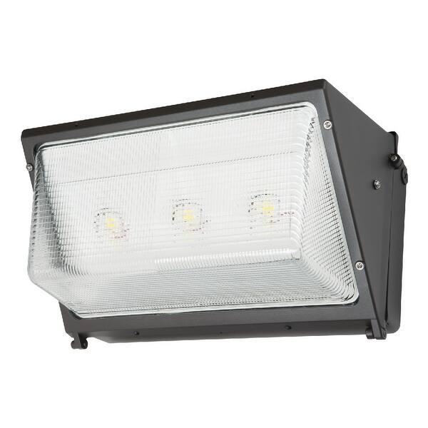 Shop Lumark Wplled 100 Gl Unv 7050 Wplled Single Light 10 Tall Led Commercial Wall Pack 82w 5000k Overstock 25654317