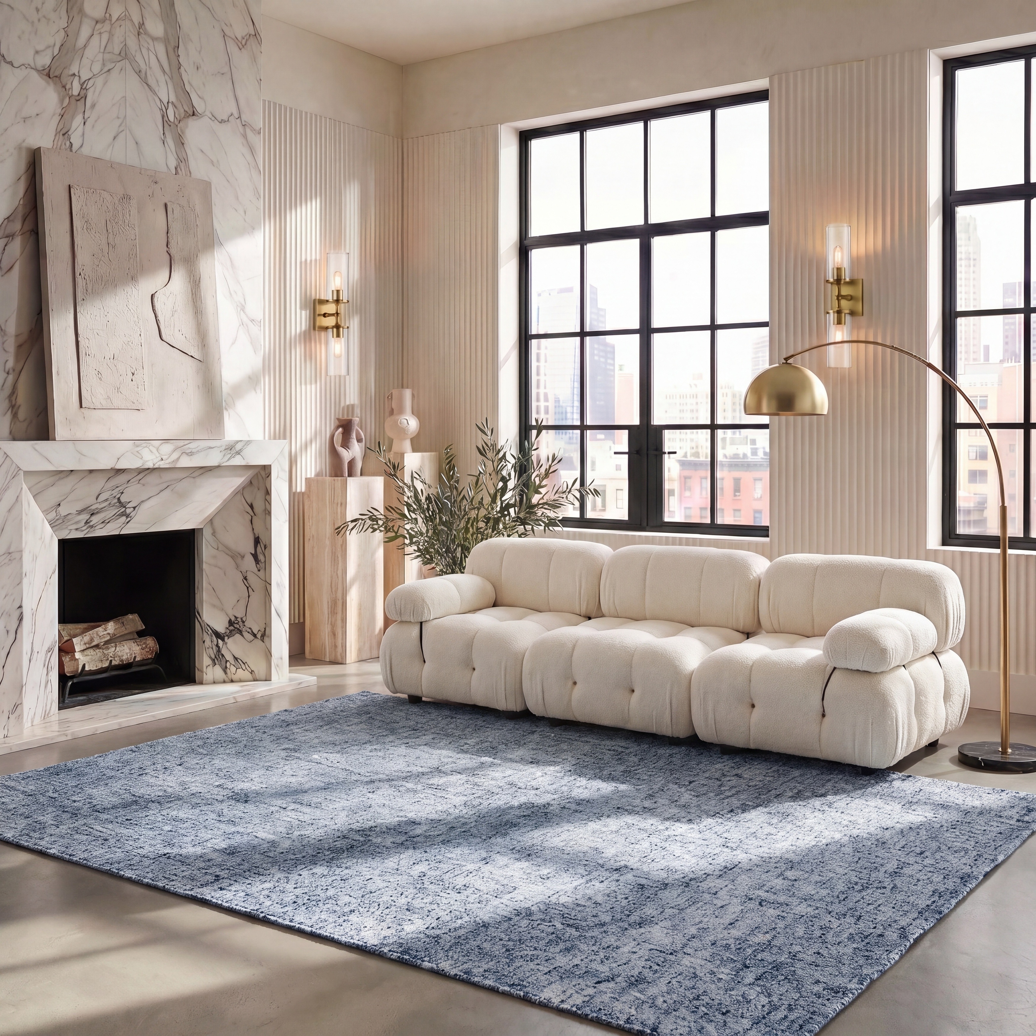 SAFAVIEH Handmade Abstract Menna Wool Rug