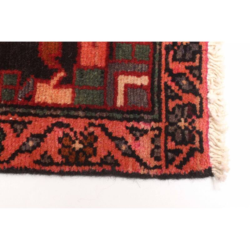 ECARPETGALLERY Hand-knotted Andelz Dark Red Wool Rug - 3'2 x 6'5