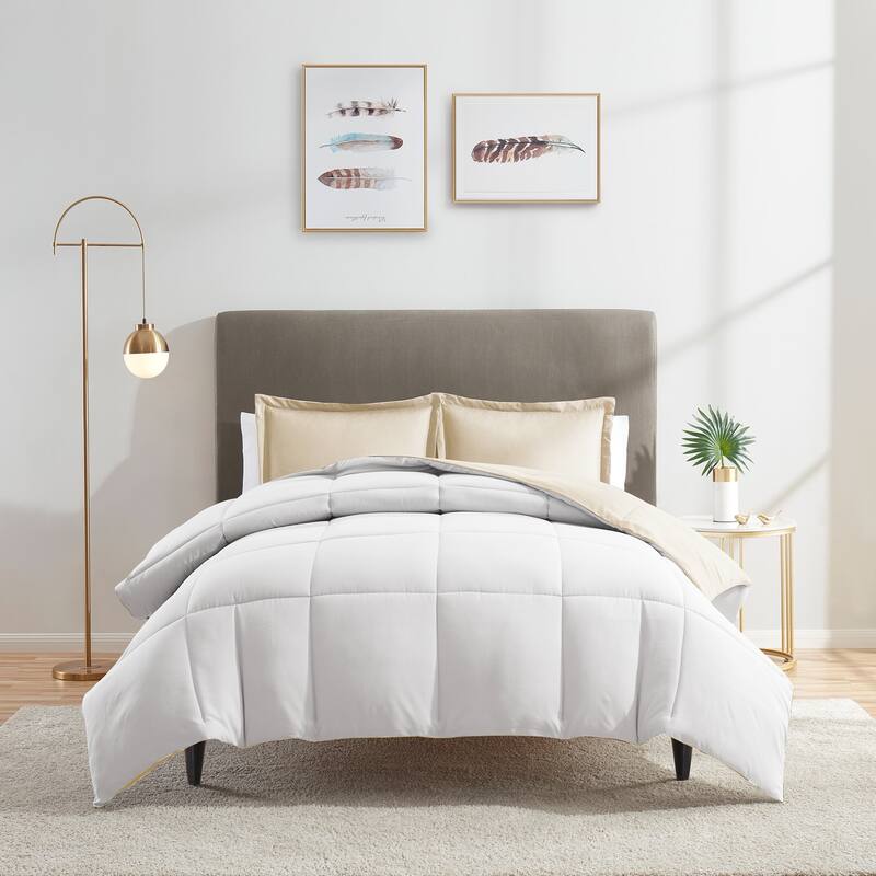 Nestl All Season Down Alternative Reversible Comforter Set