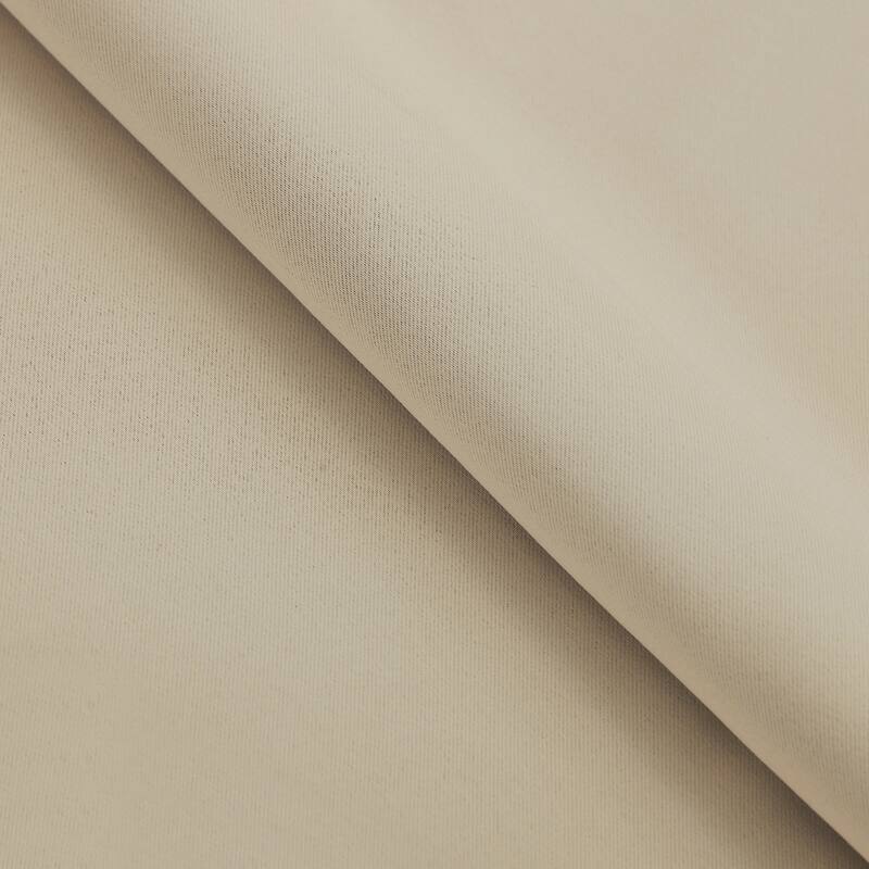 Modern Solid Room Darkening Blackout Curtains, Rod Pocket, Set of 2