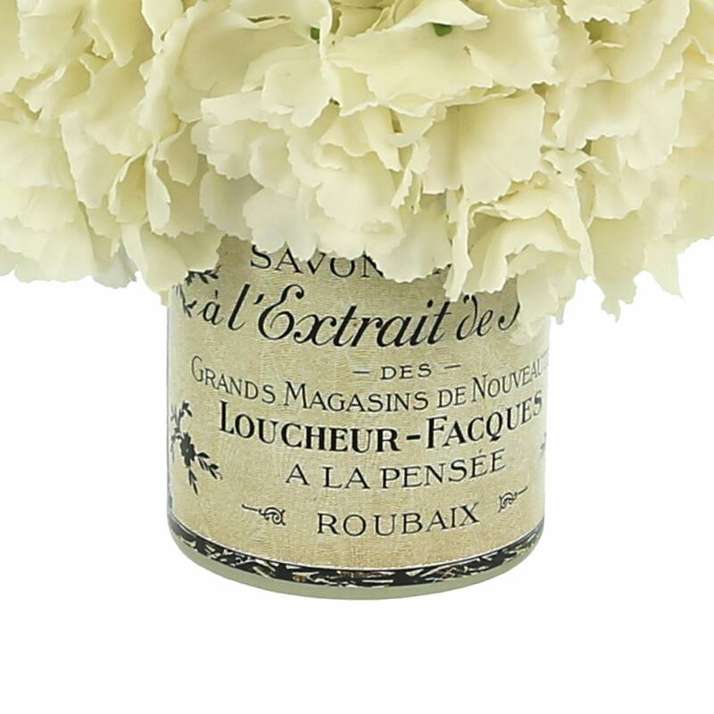 Hydrangea Arrangement in a Glass Vase