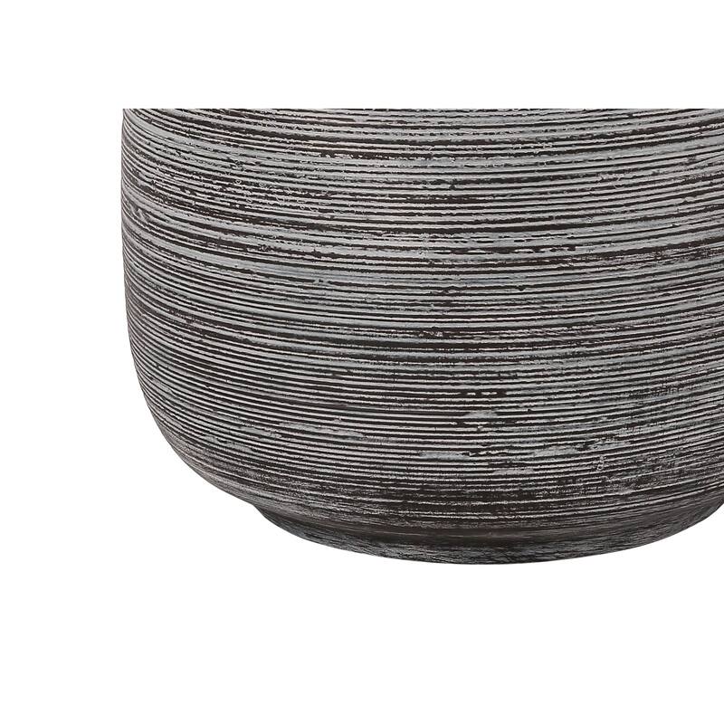 Table Lamp Grey Ceramic Shade Modern Accent Lamp 19"H Home Decor Living Room Bedroom