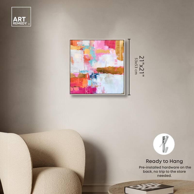 Exuberant Hues II Canvas by Art Remedy