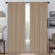 preview thumbnail 1 of 198, Superior Solid Machine Washable Room Darkening Curtains with Back Tabs, Set of 2