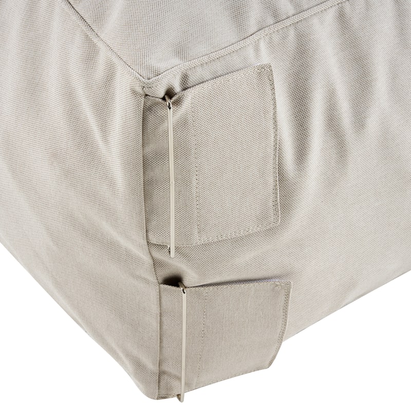 Christopher Knight Home - Nerissa Outdoor/Indoor Olefin Modular Bean Bag Armless Sofa Set with Shredded Foam Filled