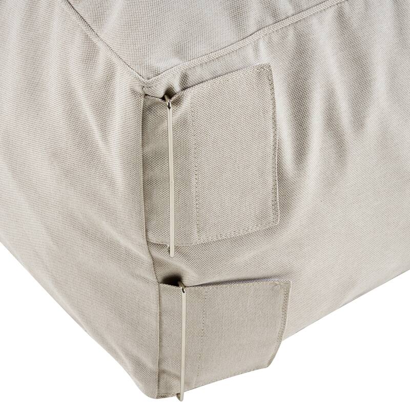 Christopher Knight Home - Outdoor Olefin Bean Bag Ottoman Modular Patio Lounge