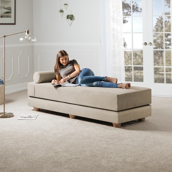 slide 2 of 78, Jaxx Artemis Daybed Queen Size Convertible Sleeper Ivory