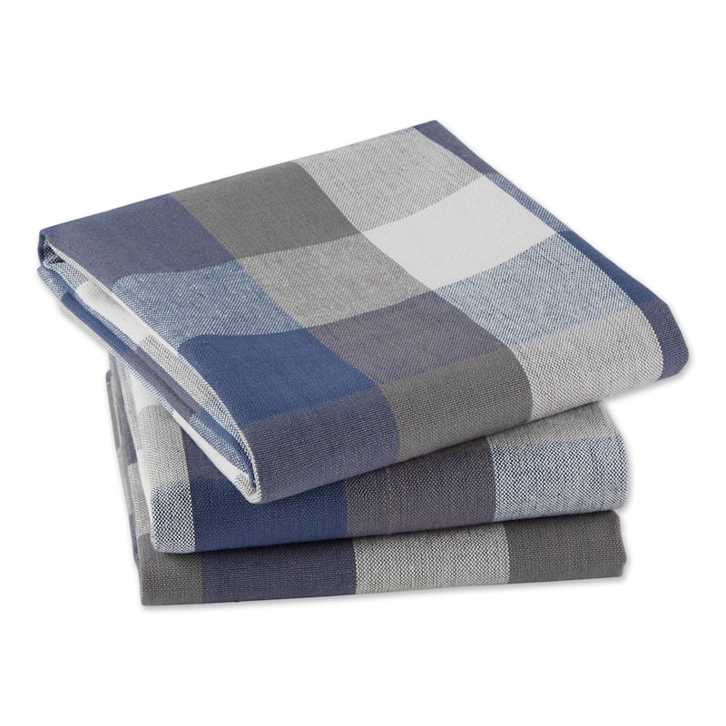 DII Tri Color Check Dishtowel (Set of 3)