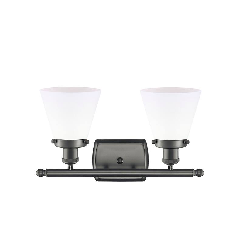 Innovations Lighting Small Cone 2 Light 16" Wide Vanity Light