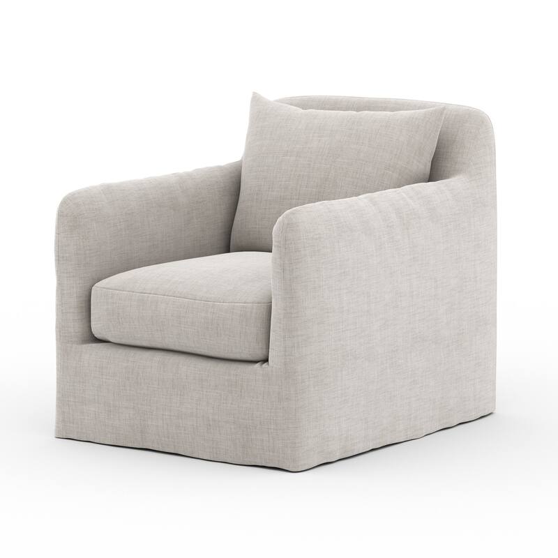 Haven Home Miami Outdoor Swivel Chair - Silver
