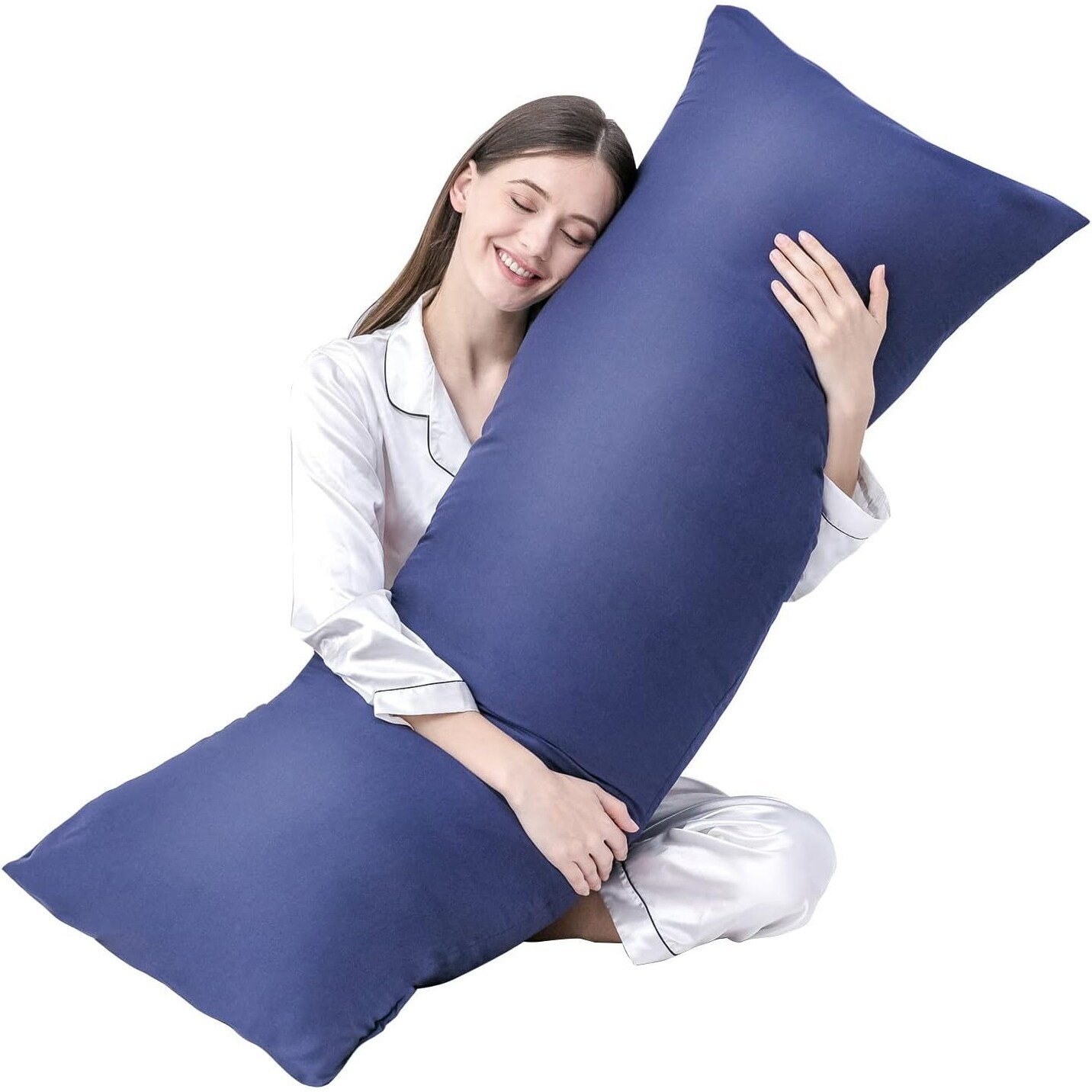 Full Body Pillow for Side Sleeper Soft Long Bed Pillow for