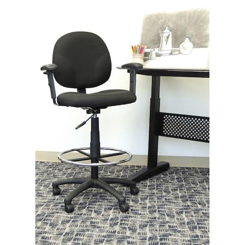 Boss Drafting Stool with Adjustable Arms