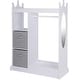 preview thumbnail 14 of 17, UTEX Kids Dress up Storage with Mirror and Storage Bin,Kids Armoire Dresser,Costume Closet,Pretend Storage Closet for Kids