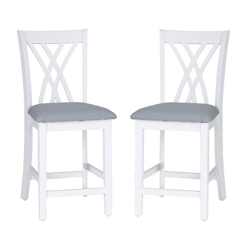 Linon Castine Counter Stool (Set of 2)