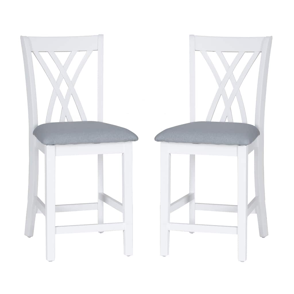 Linon Castine Counter Stool (Set of 2)
