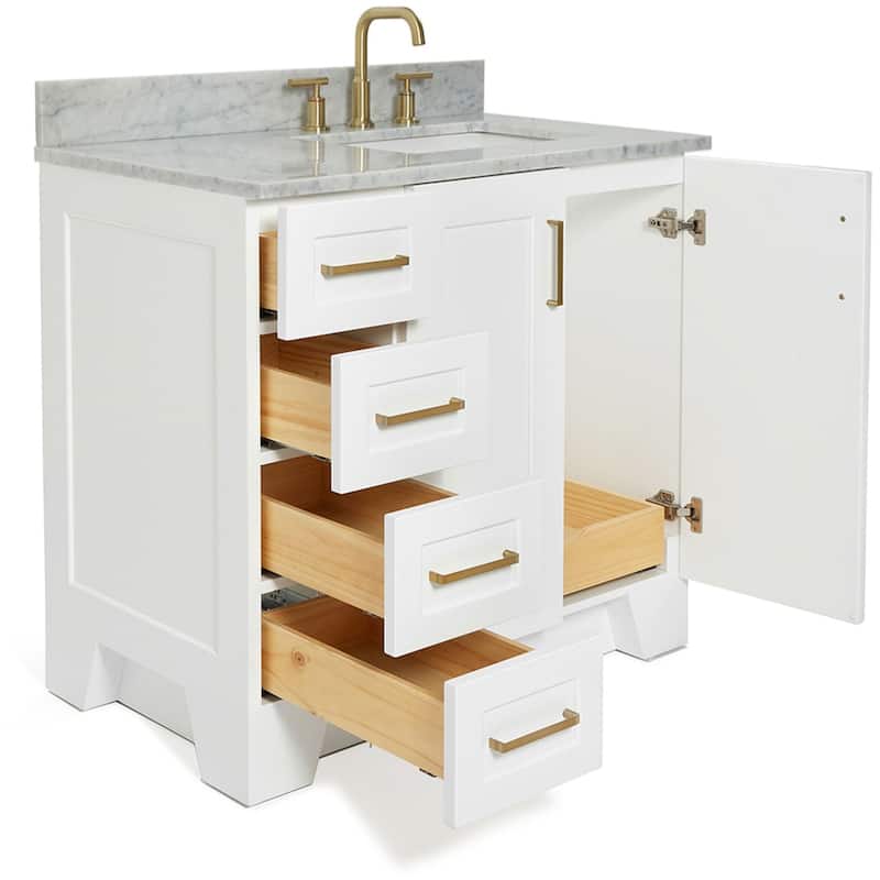 Ariel Q037SRCW2RVO Taylor 37" Free Standing Single Rectangular Basin