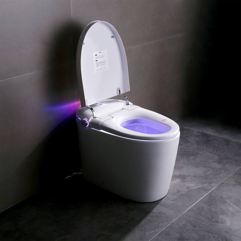 Tankless Smart Toilet with Auto Open/Close Lid