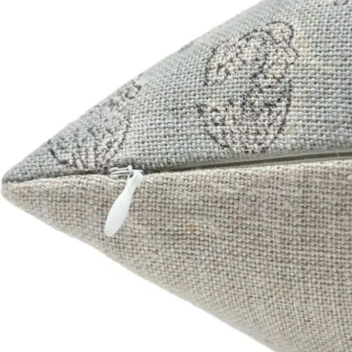 Block Print Thick Linen Pillow Cover - Superstar