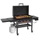preview thumbnail 2 of 3, Blackstone Iron Forged 4 Burner Liquid Propane Outdoor Griddle with Hood Black - N/A