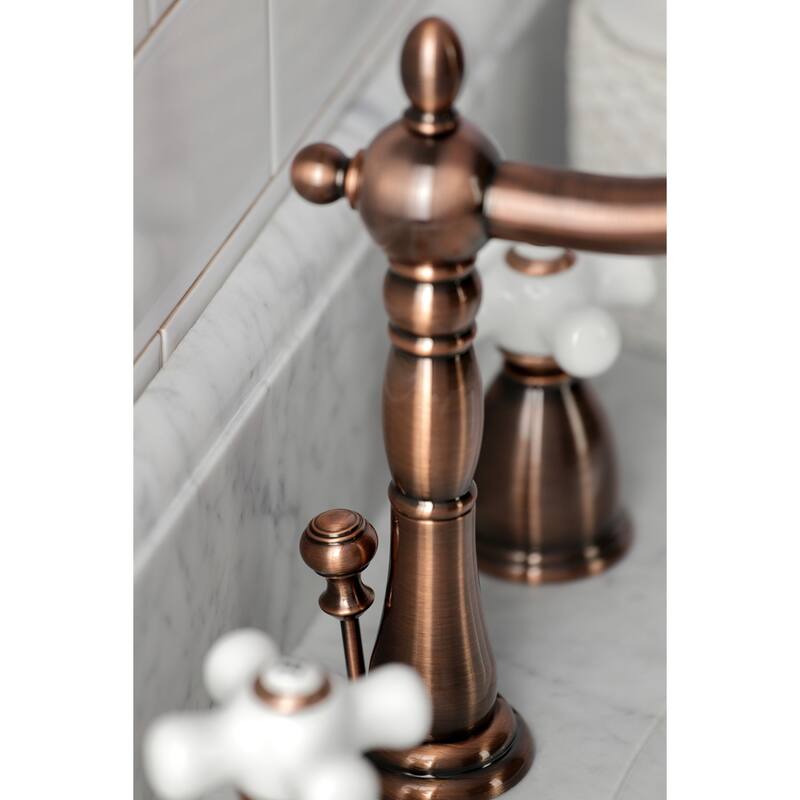 Kingston Brass Heritage 8 in. Widespread Bathroom Faucet
