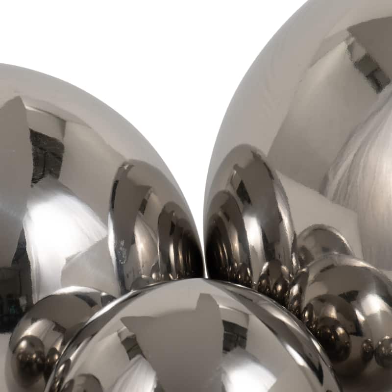 Sagebrook Home 2/3/4/5/6" Adagio Steel Spheres Decor Balls, Set of 5 - 6" x 6" x 6"