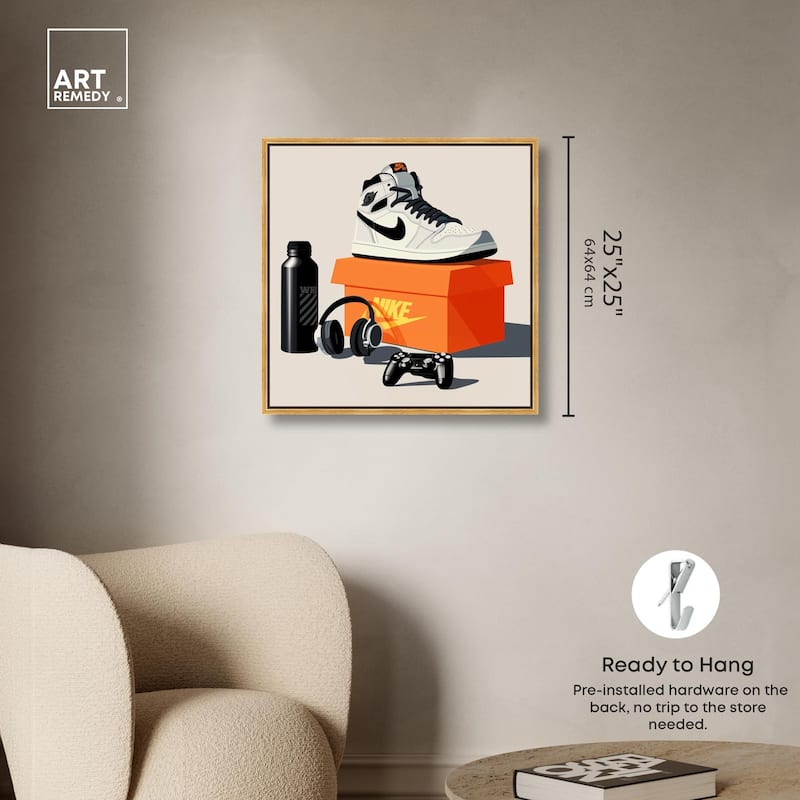 Important Sneaker Accessories Canvas by Art Remedy