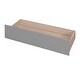 preview thumbnail 11 of 9, Full Size Solid Pine Wood House Bed with 2 Drawers, Gray