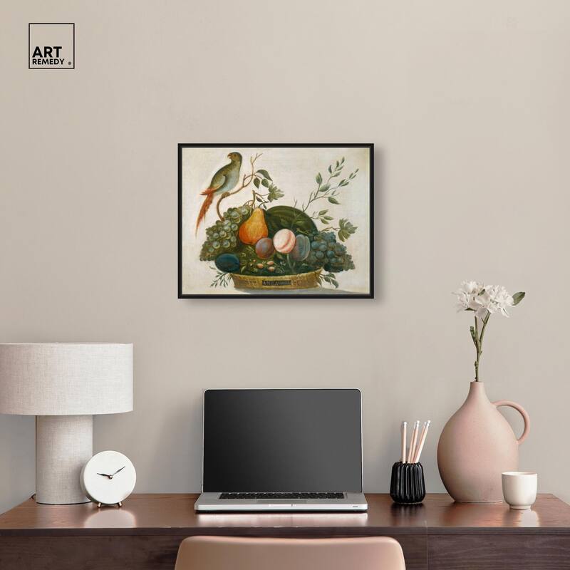 Randall Fruit with Parrot 1777 Canvas by Art Remedy