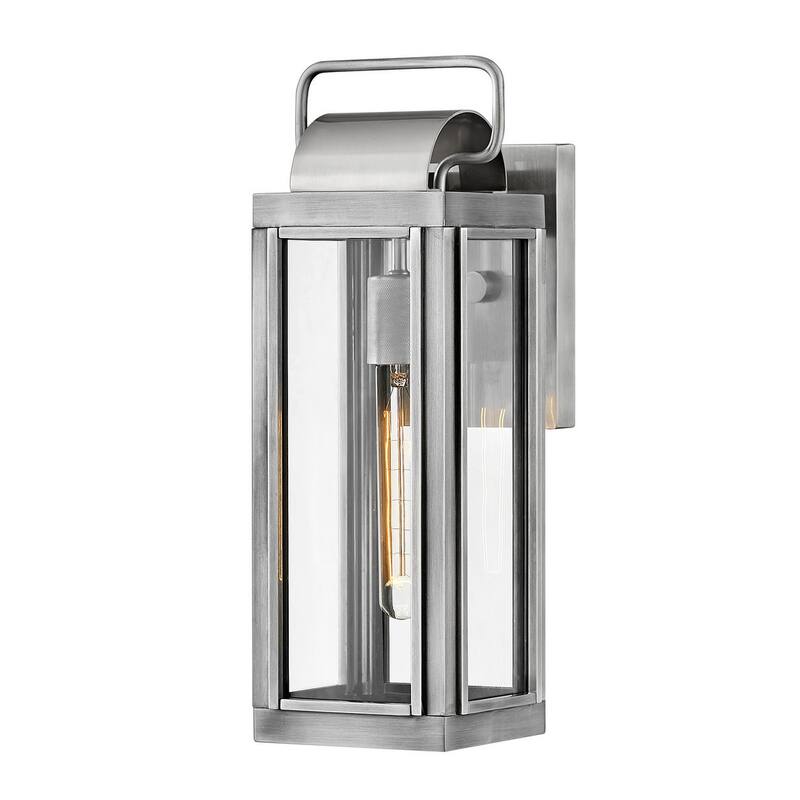 Hinkley Lighting Sag Harbor 1 Light 16.25" Tall Outdoor Wall Sconce - Antique Brushed Aluminum