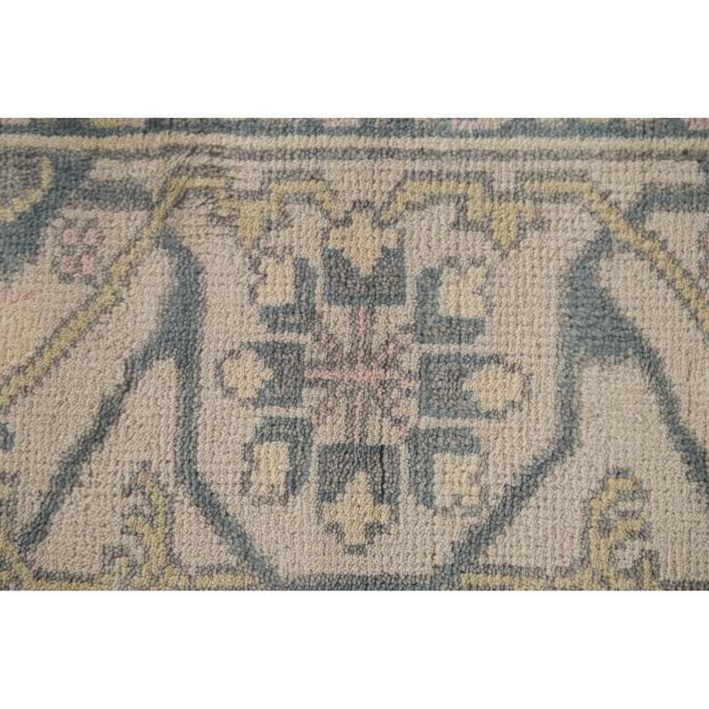 Oushak Oriental Area Rug Hand-Knotted Wool Carpet - 8'2" x 9'10"