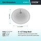 preview thumbnail 3 of 4, Lexicon Platinum V210 Quartz Composite Oval Vanity Sink - Galaxy White