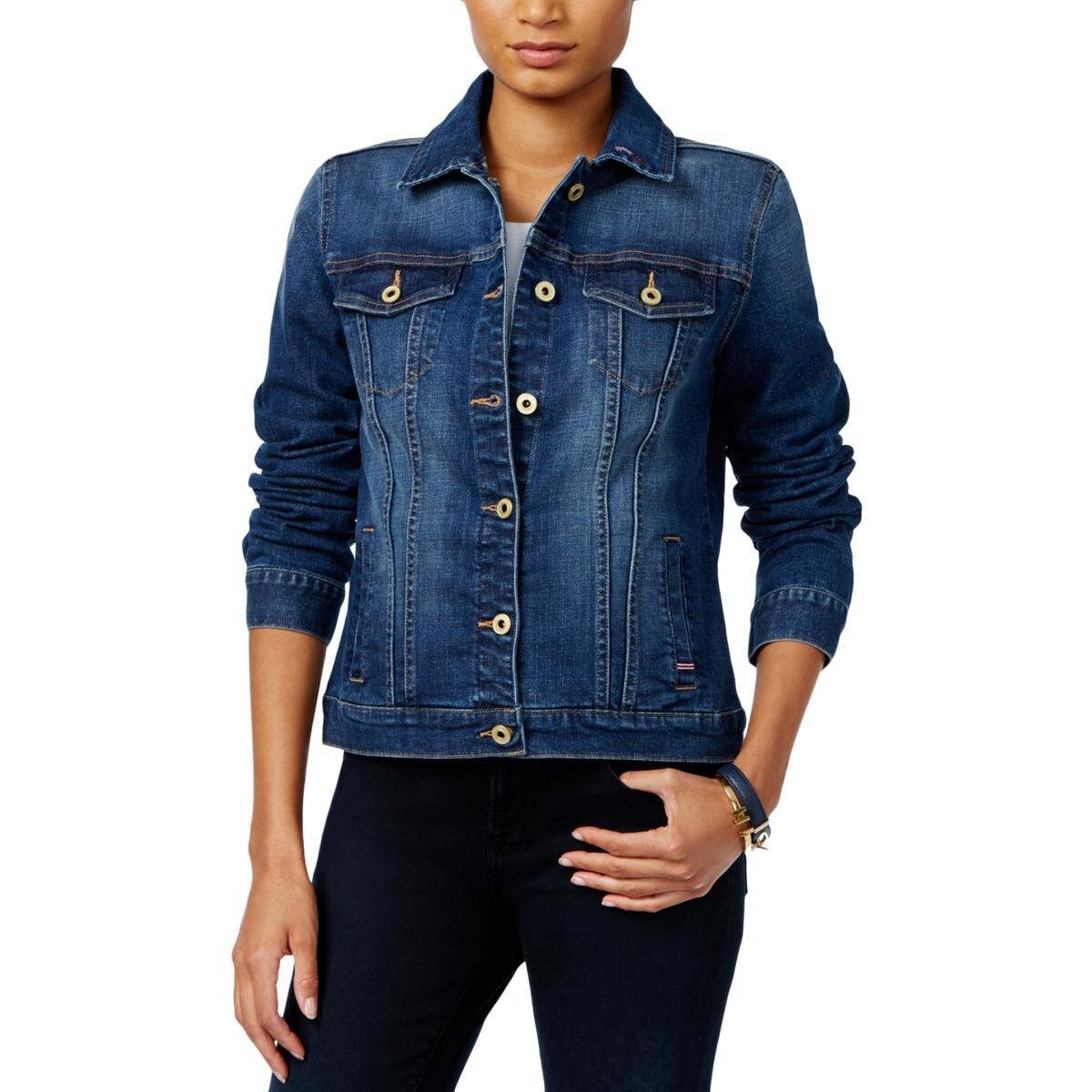 womens tommy hilfiger denim jacket