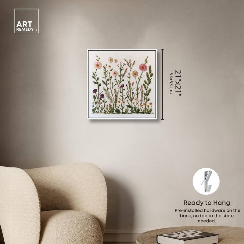 Wildflower Patch III Canvas by Art Remedy