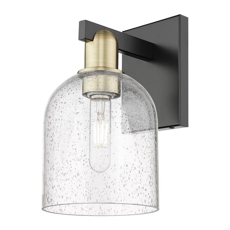 Innovations Lighting 716-1W-12-6 Bella Sconce Bella 12" Tall Wall - Black Antique Brass / Seedy