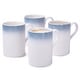 preview thumbnail 1 of 5, Portmeirion Set of 4 Potters Mist Breakfast Mugs Blue