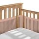 preview thumbnail 7 of 9, BreathableBaby Breathable Mesh Liner for Full-Size Cribs, Deluxe 4mm Mesh (Size 4FS Covers 3 or 4 Sides) - N/A Shell Pink
