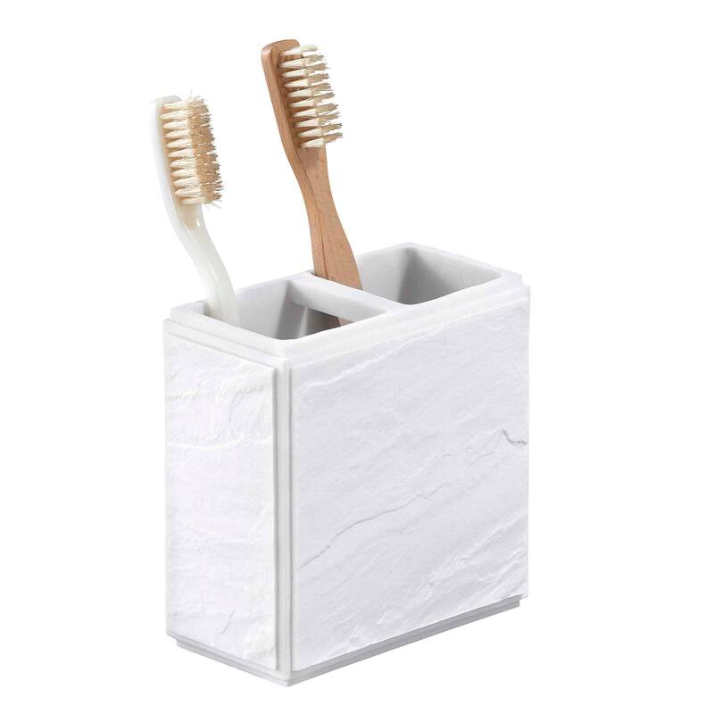 Nicole Miller Zen Toothbrush Holder - White